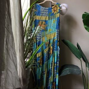 patchwork boho Maxi dress
